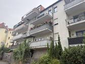 Rückansicht - Dachgeschosswohnung mit Balkon und PKW Stellplatz in zentraler Wohnlage von Osnabrück