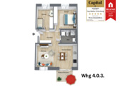 Grundriss Whg. 4.0.3 - Etagenwohnung mit 76,50 m&sup2; in Hilpoltstein zum Kaufen