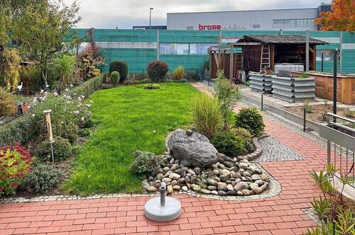 Hausgarten - Reihenmittelhaus mit 108,90 m² in Bamberg zum Kaufen