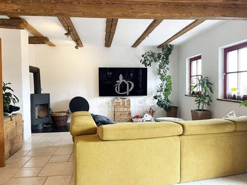 Ihr gemütlicher Wohnbereich, mit Schwedenofen - 