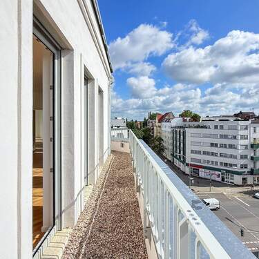Terrasse - Etagenwohnung mit 60,80 m² in Berlin zur Miete