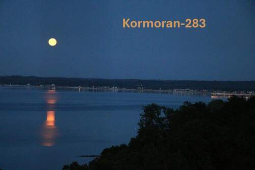 Vollmond über Lübecker Bucht - 