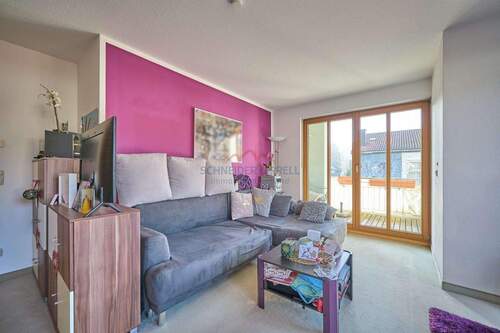 Wohnbereich - Etagenwohnung mit 47,60 m&sup2; in Wolfratshausen zum Kaufen