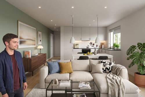 Einrichtungsbeispiel - 2 Zimmer Etagenwohnung zum Kaufen in Berching