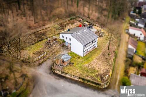 Ansicht von oben - 8 Zimmer Einfamilienhaus zum Kaufen in Gemünden am Main