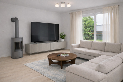 Wohnzimmer - 6 Zimmer Einfamilienhaus zum Kaufen in Berlin