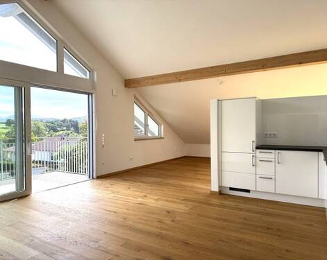 Wohn/Essbereich - Murnau: barrierefreie Dachgeschosswohnung - ruhig, zentral, top modern