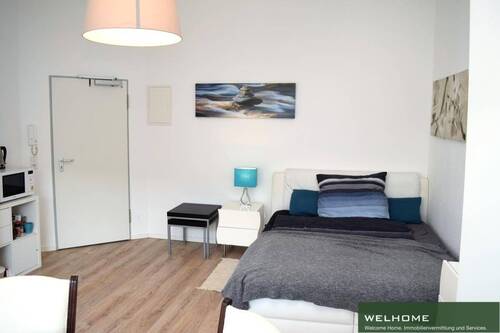 Wohnraum - 1 Zimmer Etagenwohnung zur Miete in Frankfurt am Main