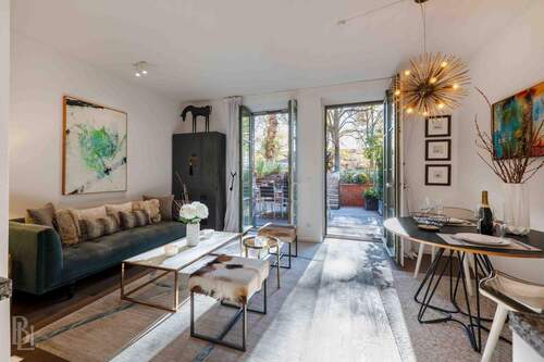 Wohnen - Urbanes Wohnen im Grünen - Stilvolle Wohnung mit Terrasse in Charlottenburg