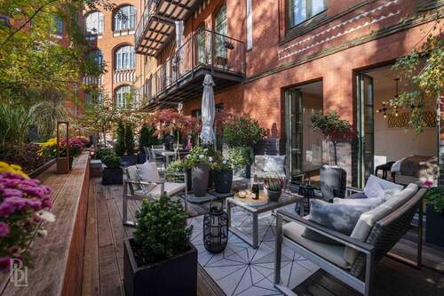 Terrasse zur Wohnung - Etagenwohnung mit 70,00 m&sup2; in Berlin zum Kaufen