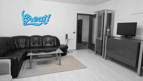 Wohnzimmer - Etagenwohnung mit 56,00 m² in Landshut zum Kaufen