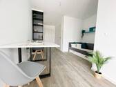 1Wohnung.jpg - Modern möbliertes 1 Zimmer Apartment mit Balkon & W-Lan inkl.