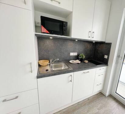 Küche.jpg - Etagenwohnung mit 26,00 m² in Augsburg zur Miete