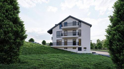 Westansicht - Etagenwohnung mit 95,40 m² in Ingersheim zum Kaufen