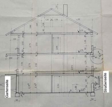 Schnitt 1 - 8 Zimmer Doppelhaushälfte in Ludwigshafen-Maudach