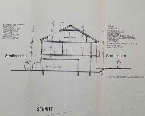 Schnitt 2 - Doppelhaushälfte mit 172,00 m&sup2; in Ludwigshafen-Maudach zum Kaufen