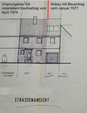 Hausansicht Straßenseite - 