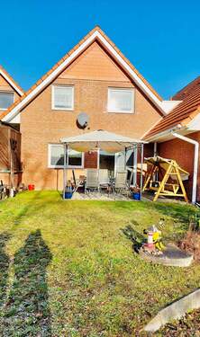 Terrasse und Garten - 4 Zimmer Reihenmittelhaus in Dannenberg