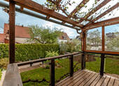 Loggia - Einfamilienhaus mit 106,00 m&sup2; in Augsburg / Lechhausen zum Kaufen