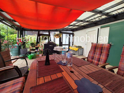 Fast ein Wintergarten - die überdachte Terrasse - Doppelhaushälfte mit 90,00 m² in Hamburg zum Kaufen
