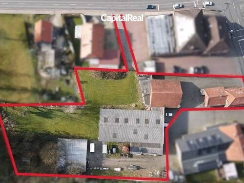 Luftbild - Großzügiges Baugrundstück für Wohnobjekte!