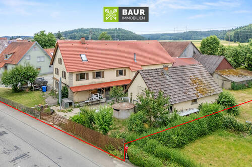 Luftaufnahme - 4 Zimmer Einfamilienhaus in Pfullendorf