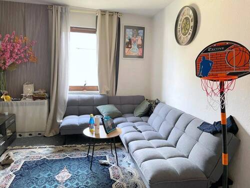 Wohnzimmer - 2 Zimmer Etagenwohnung zur Miete in Hachenburg