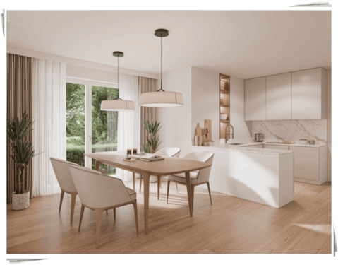 Visualisierung Kochen - 7 Zimmer Doppelhaushälfte zum Kaufen in Gilching