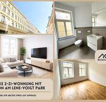 Moderne 2 Zi-Wohnung in saniertem Gebäude I Balkon mit Blick in grünen Hof I Optional: EBK gegen Ablöse verfügbar - Leipzig Anger-Crottendorf