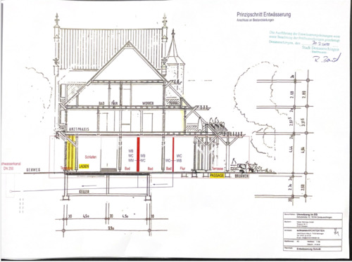 Schnitt - Terrassenwohnung zum Kaufen in Donaueschingen