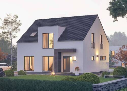 Hausansicht - Zukunftsorientiert bauen - 399.000,00&nbsp;EUR Kaufpreis, ca.&nbsp; 182,00&nbsp;m&sup2;&nbsp;Wohnfl&auml;che