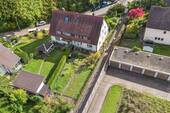 Drohnenaufnahme - 6 Zimmer Doppelhaushälfte in Korntal-Münchingen