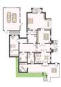 Grundriss Erdgeschoss (Vorschlag - WE 1) - 