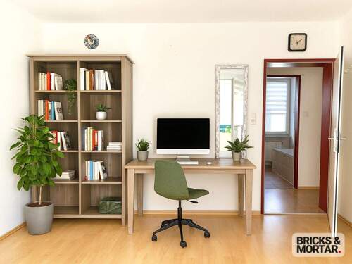 Schlafzimmer (mit KI möbliert) - 