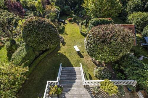 Blick vom 2. OG in den Garten - 