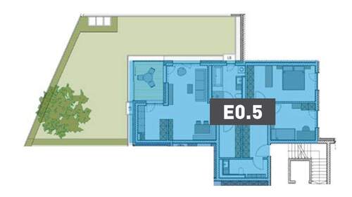 Gartenwohnung E 0.5 - 