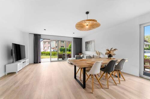 Zugang Terrasse - Reihenendhaus mit 141,00 m&sup2; in Sankt Augustin zum Kaufen