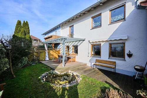 Garten - Sehr gepflegte Doppelhaushälfte mit Südterrasse - sehr gute Raumaufteilung