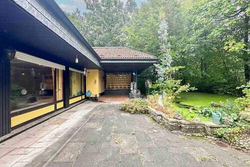 Terrasse & Pavilion mit Zugang zum Gartenhaus_ - Doppelhaushälfte mit 118,00 m² in Leverkusen zum Kaufen