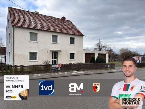 Titelbild - Großzügiges Anwesen mit viel Platz und Entwicklungspotenzial in Ried bei Dinkelscherben