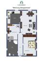 Grundriss Wohnung Obergeschoss - 