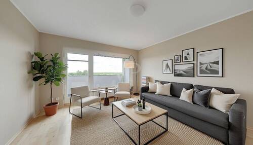 Wohnzimmer - 3 Zimmer Etagenwohnung zum Kaufen in Berlin