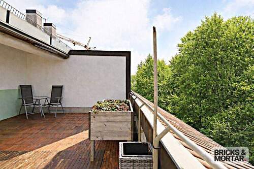 Dachterrasse im Sommer - 
