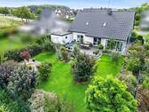 Luftbildaufnahme Hausrückseite - 