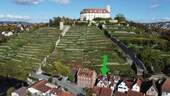 Übersicht - Platz, Garten. Nahe zu Marktplatz und zum Freizeitvergnügen an der Enz
