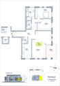 Wohnungsgrundriss Whg. 6 - 