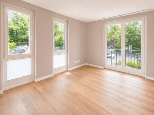 Wohnzimmer bodentiefe Fenster - 