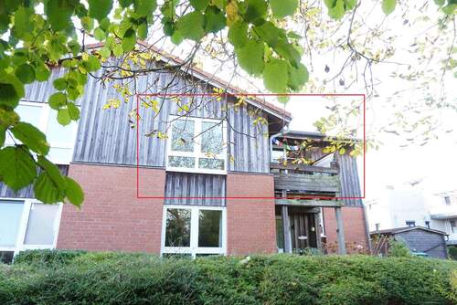 Haussansicht - 2-Zimmerwohnung: Zentral und ruhig