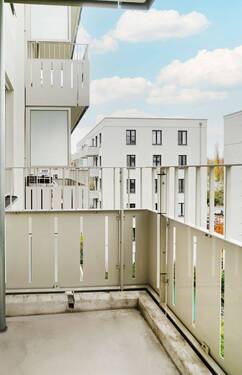 Blick vom Balkon - 