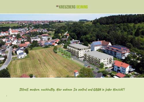 Zentral. Ruhig. Grün. - Etagenwohnung mit 77,70 m² in Deining zum Kaufen